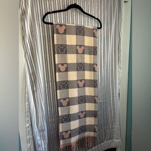 Disney Mickey Mouse plaid scarf
